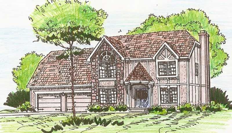 4-Bedroom, 2690 Sq Ft Craftsman House Plan - 147-1059 - Front Exterior