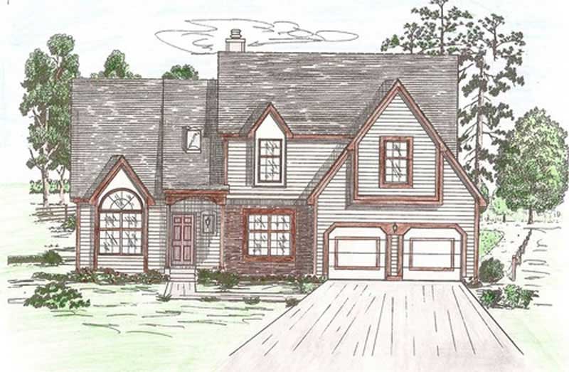 4-Bedroom, 2474 Sq Ft European Home Plan - 147-1114 - Main Exterior