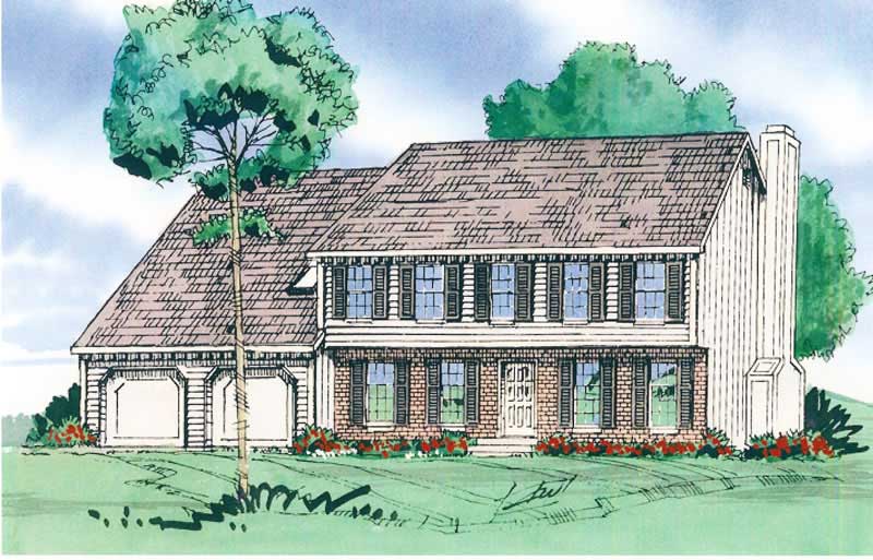 4-Bedroom, 2327 Sq Ft European Home Plan - 147-1143 - Main Exterior