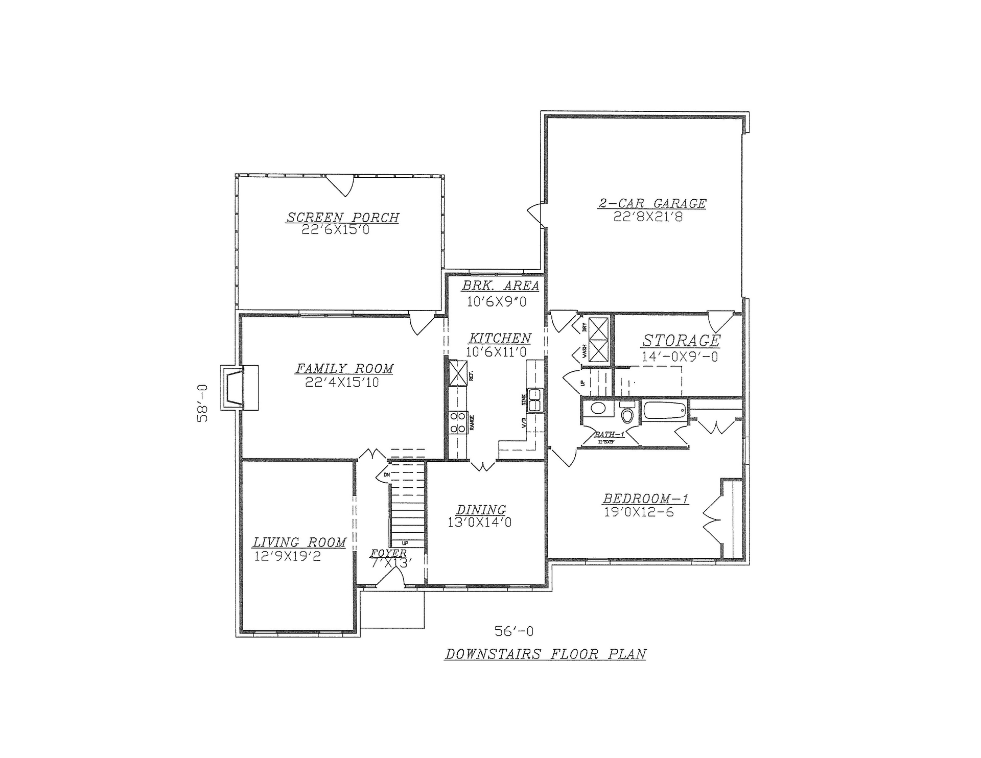 Floor Plan Main Level