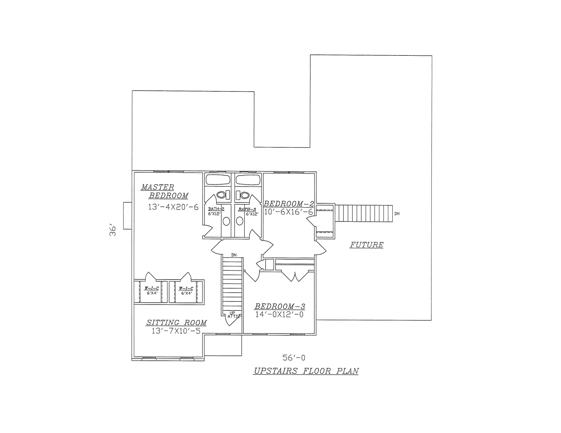 Floor Plan Upper Level