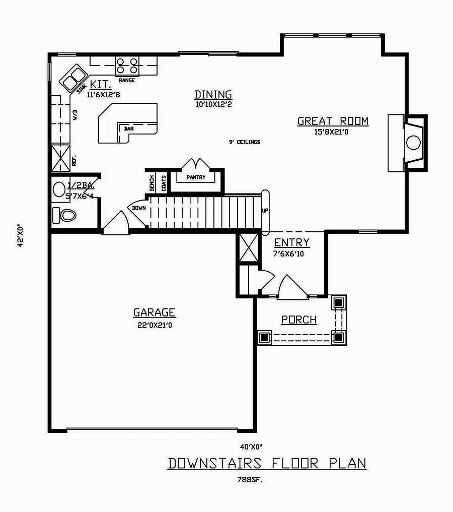 Floor Plan Main Level