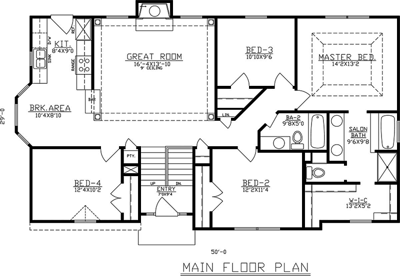 Floor Plan Main Level