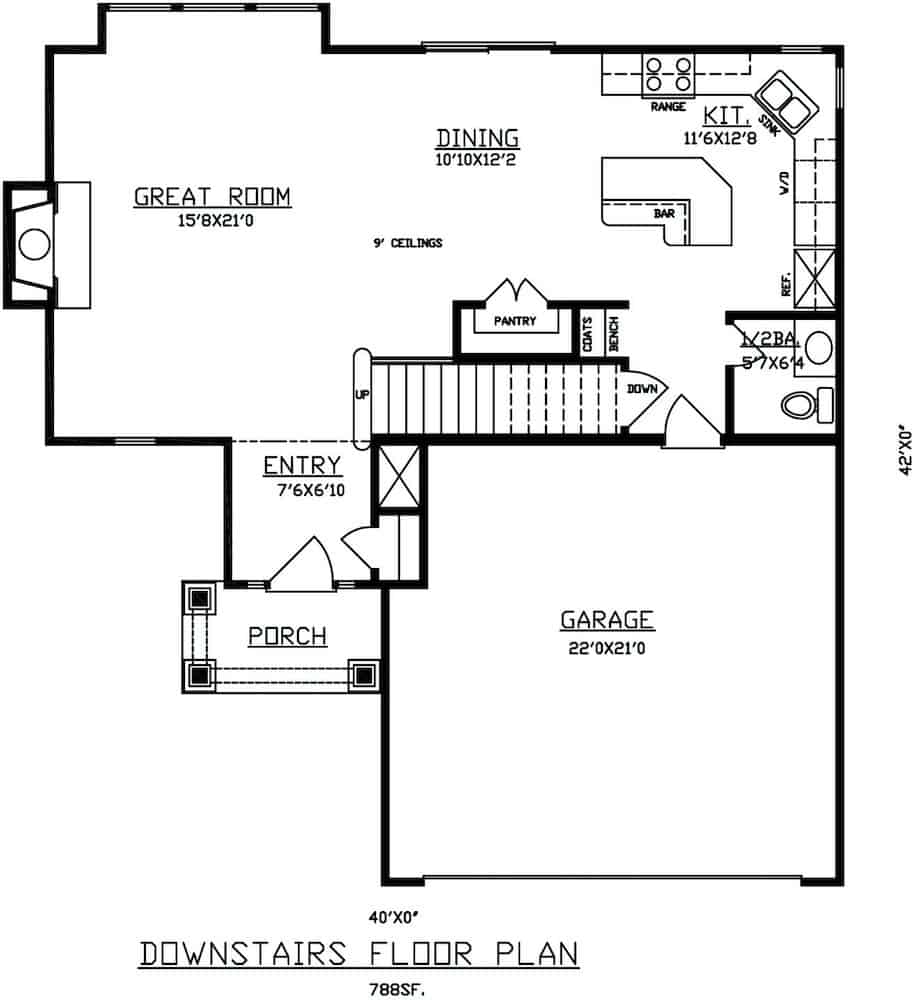 Floor Plan Main Level