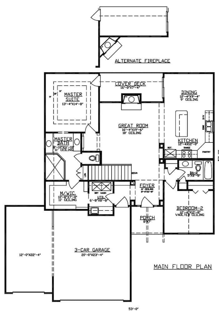 Floor Plan Main Level