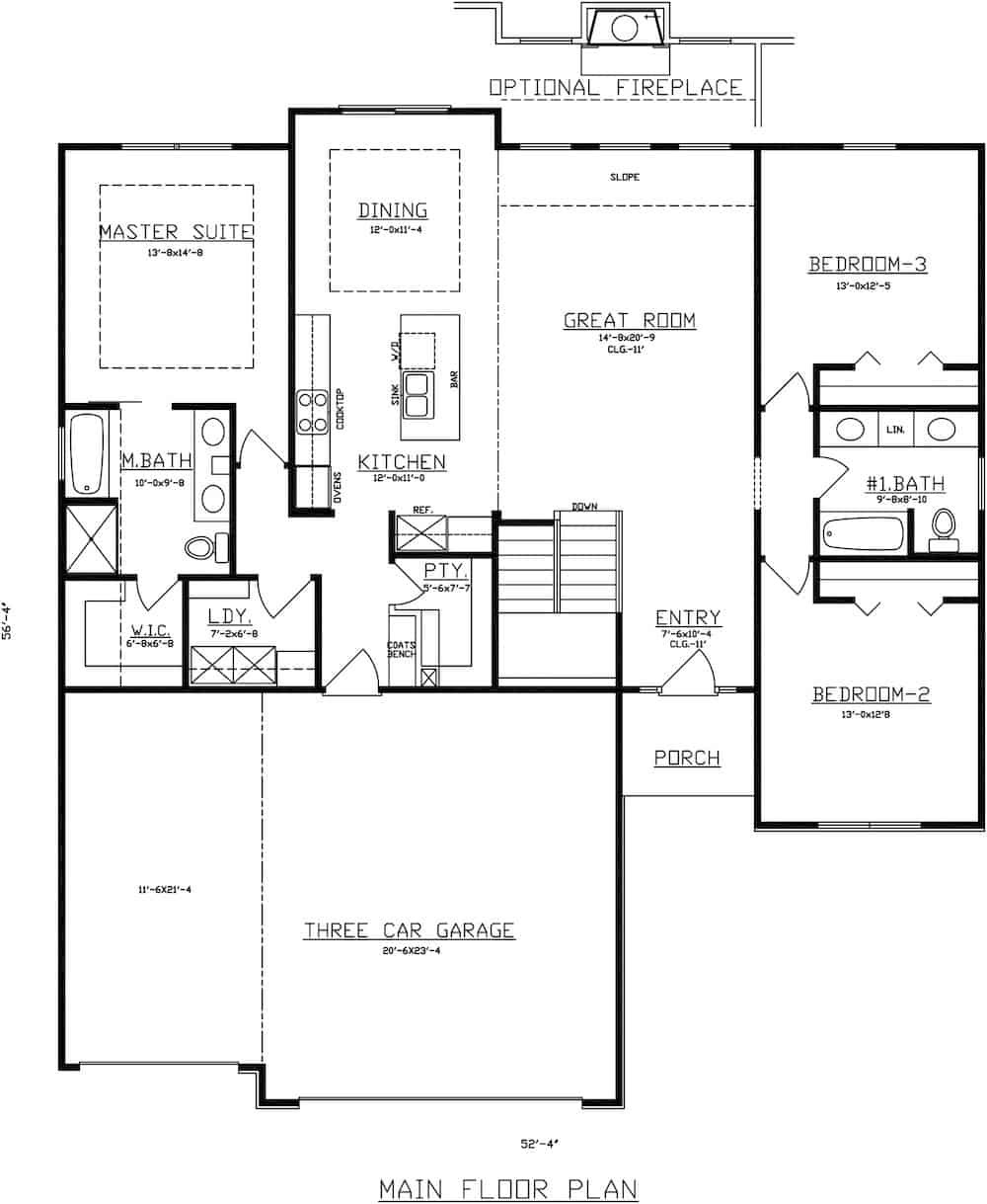 Floor Plan Main Level