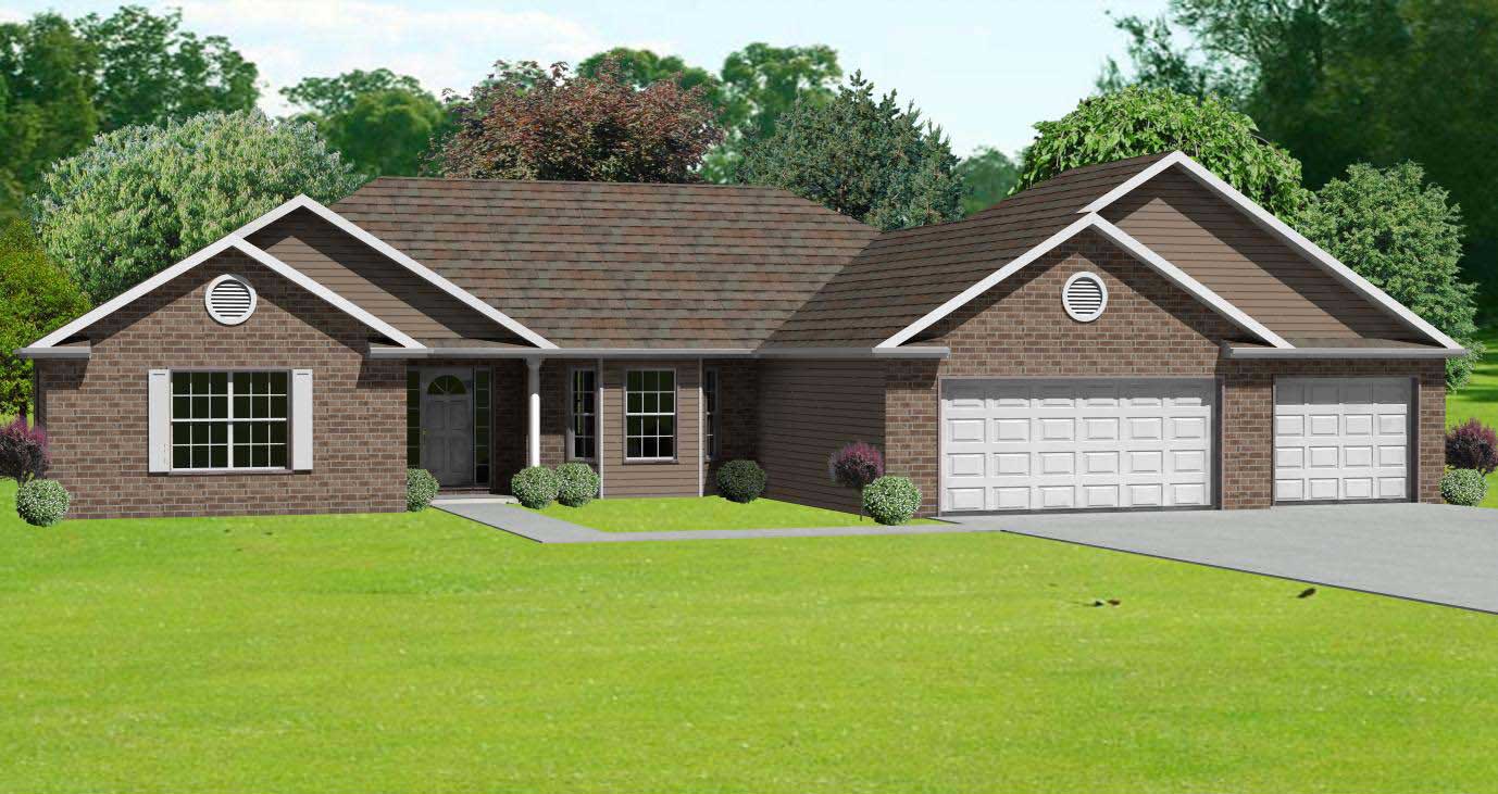 4-Bedroom, 2360 Sq Ft Country Home Plan - 148-1013 - Main Exterior