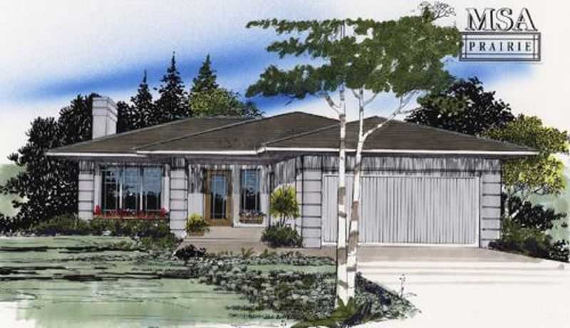 3-Bedroom, 1126 Sq Ft Craftsman Home Plan - 149-1554 - Main Exterior