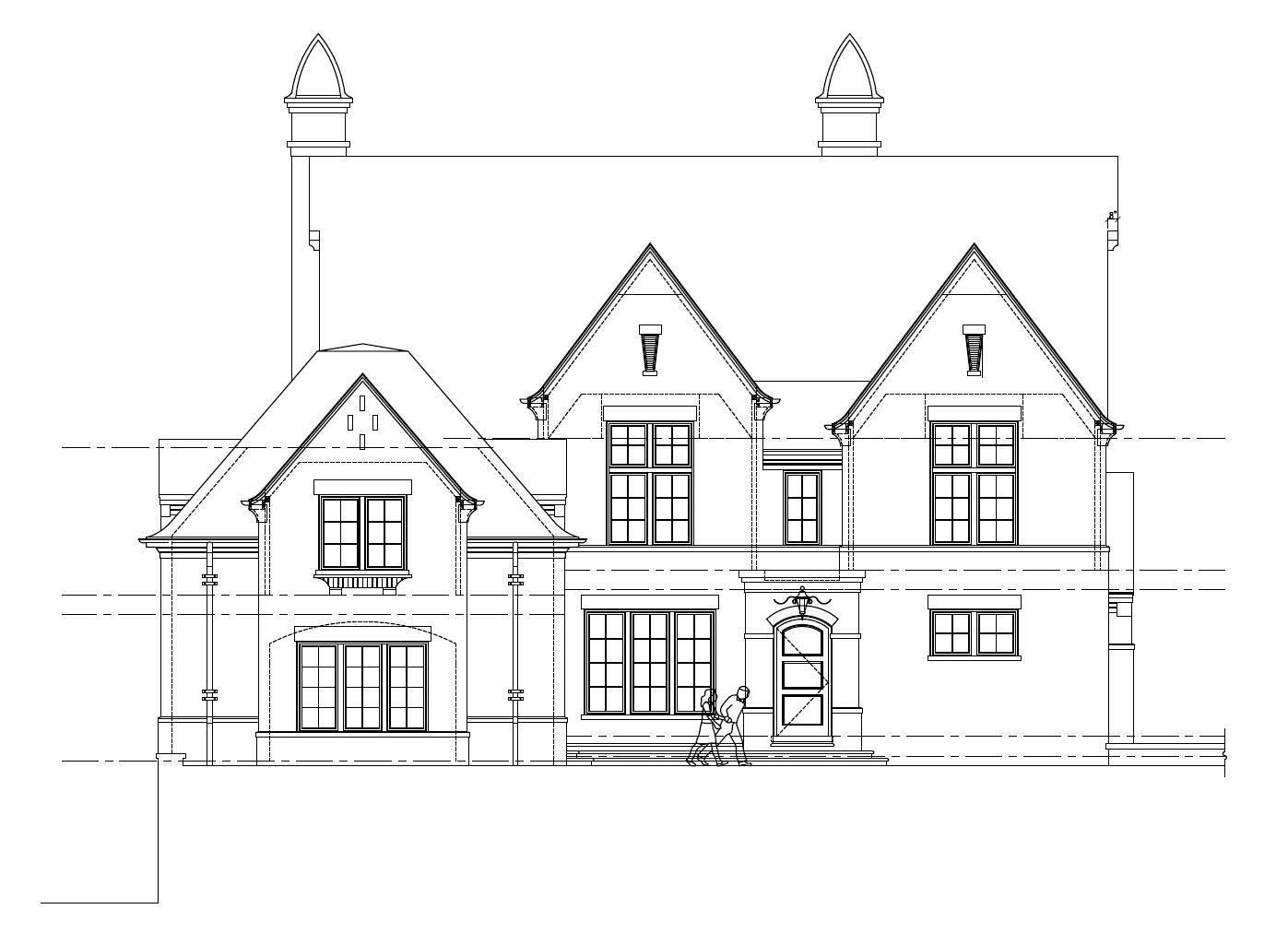 5-Bedroom, 4696 Sq Ft Country Home Plan - 152-1003 - Main Exterior