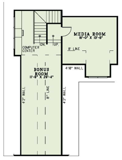 Floor Plan Bonus Room