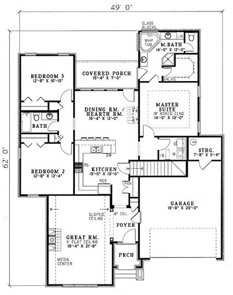 Floor Plan Main Level