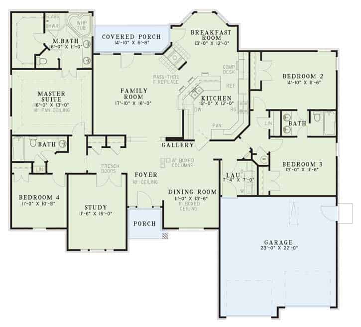 Floor Plan Main Level