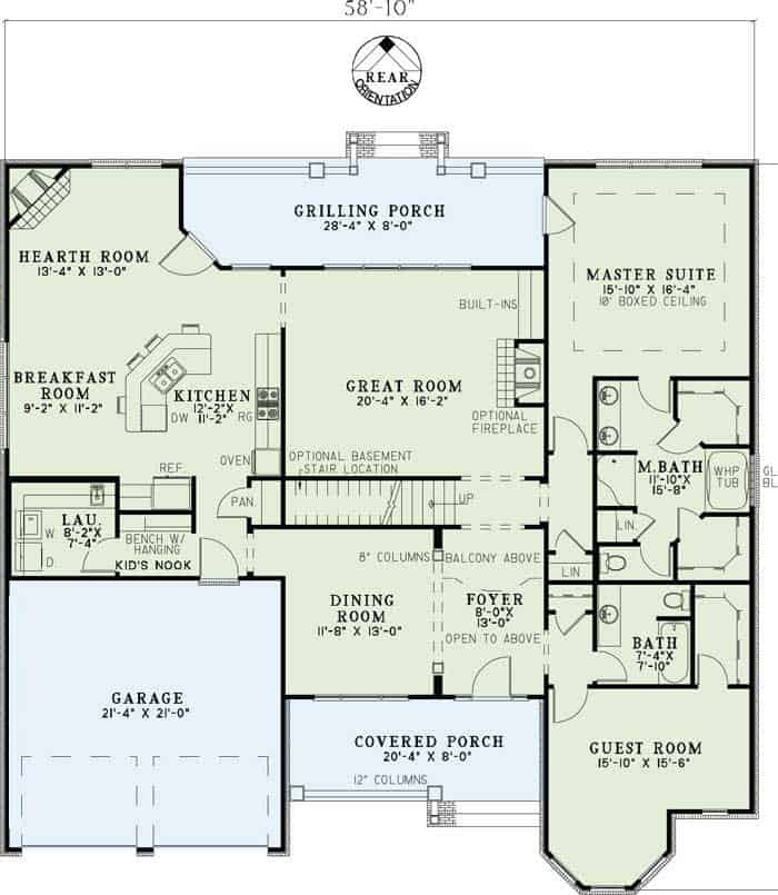 Floor Plan Main Level