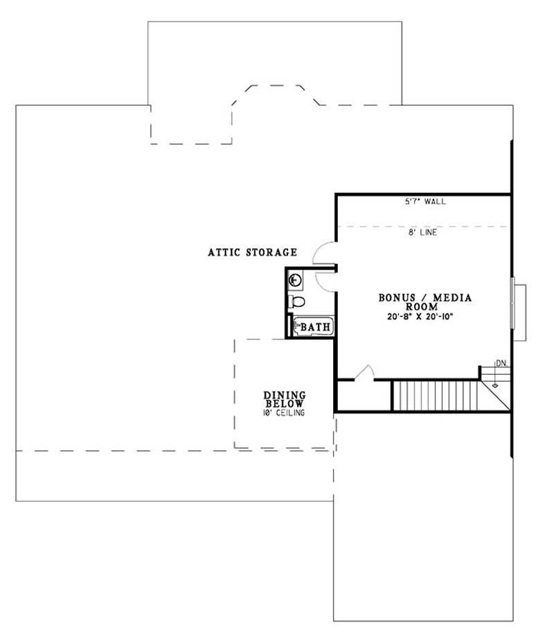 Floor Plan Bonus Room