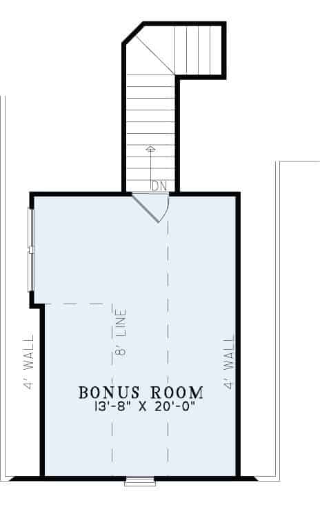Floor Plan Bonus Room