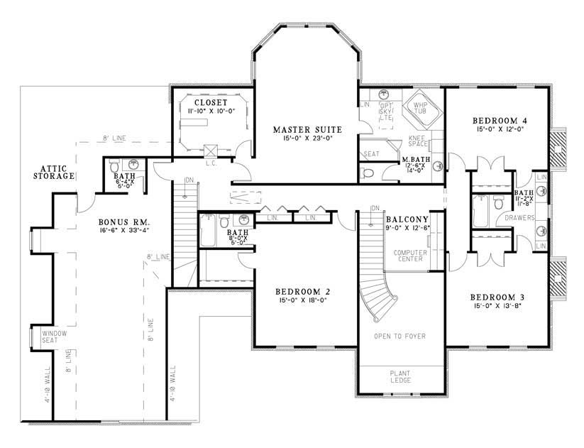 Floor Plan Second Story