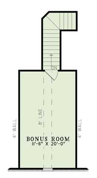 Floor Plan Bonus Room