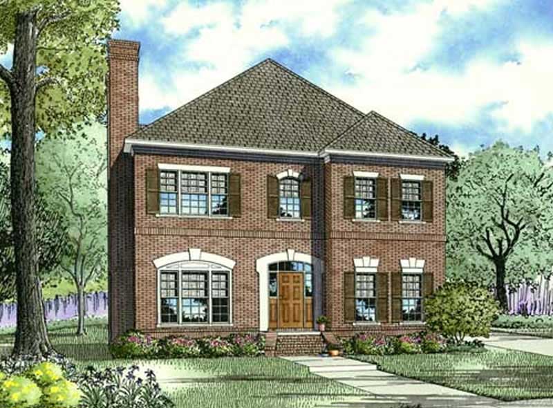 3-Bedroom, 2760 Sq Ft Traditional House Plan - 153-1071 - Front Exterior