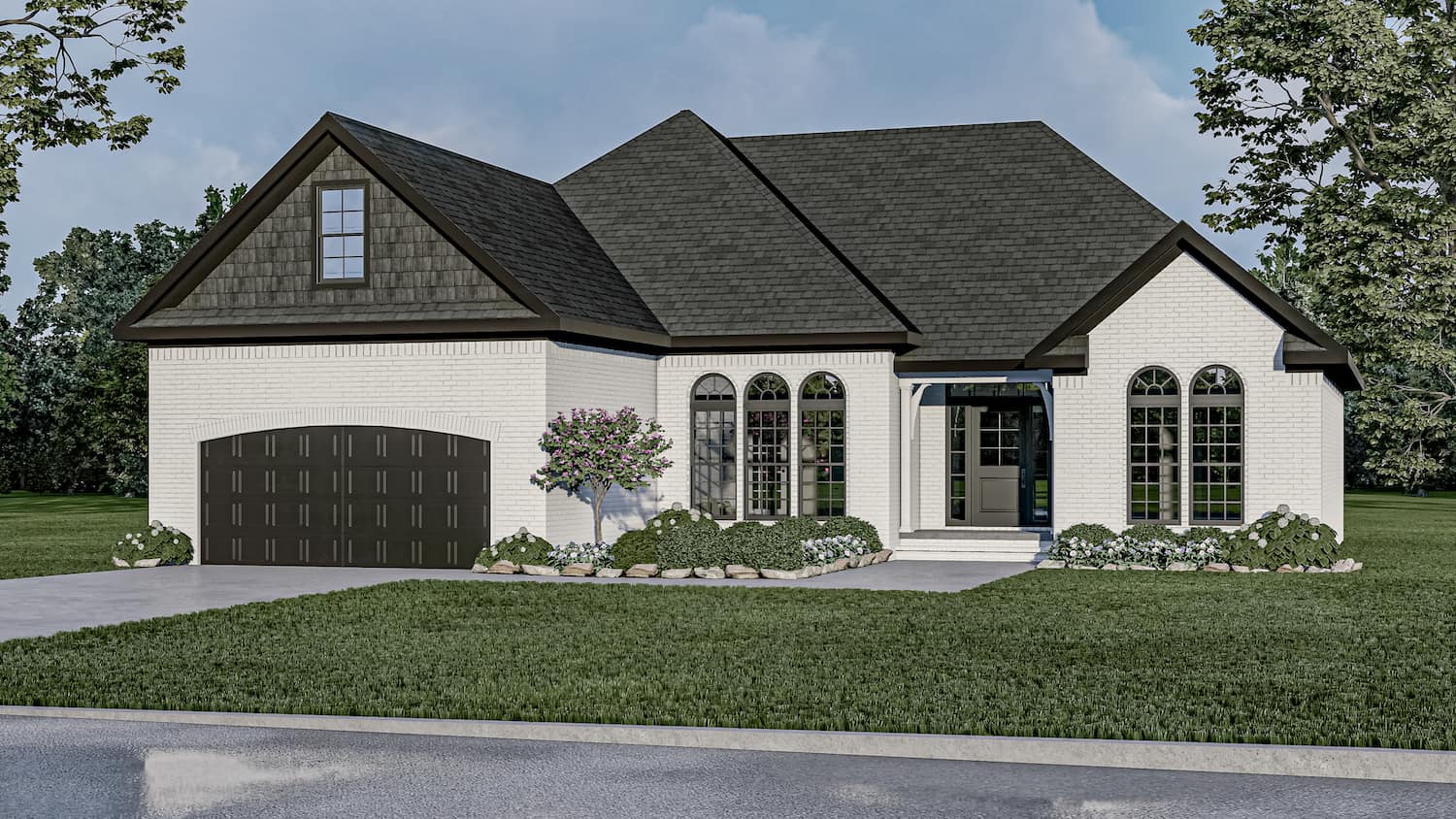 3-Bedroom, 1848 Sq Ft European Home - Plan #153-1075 - Main Exterior