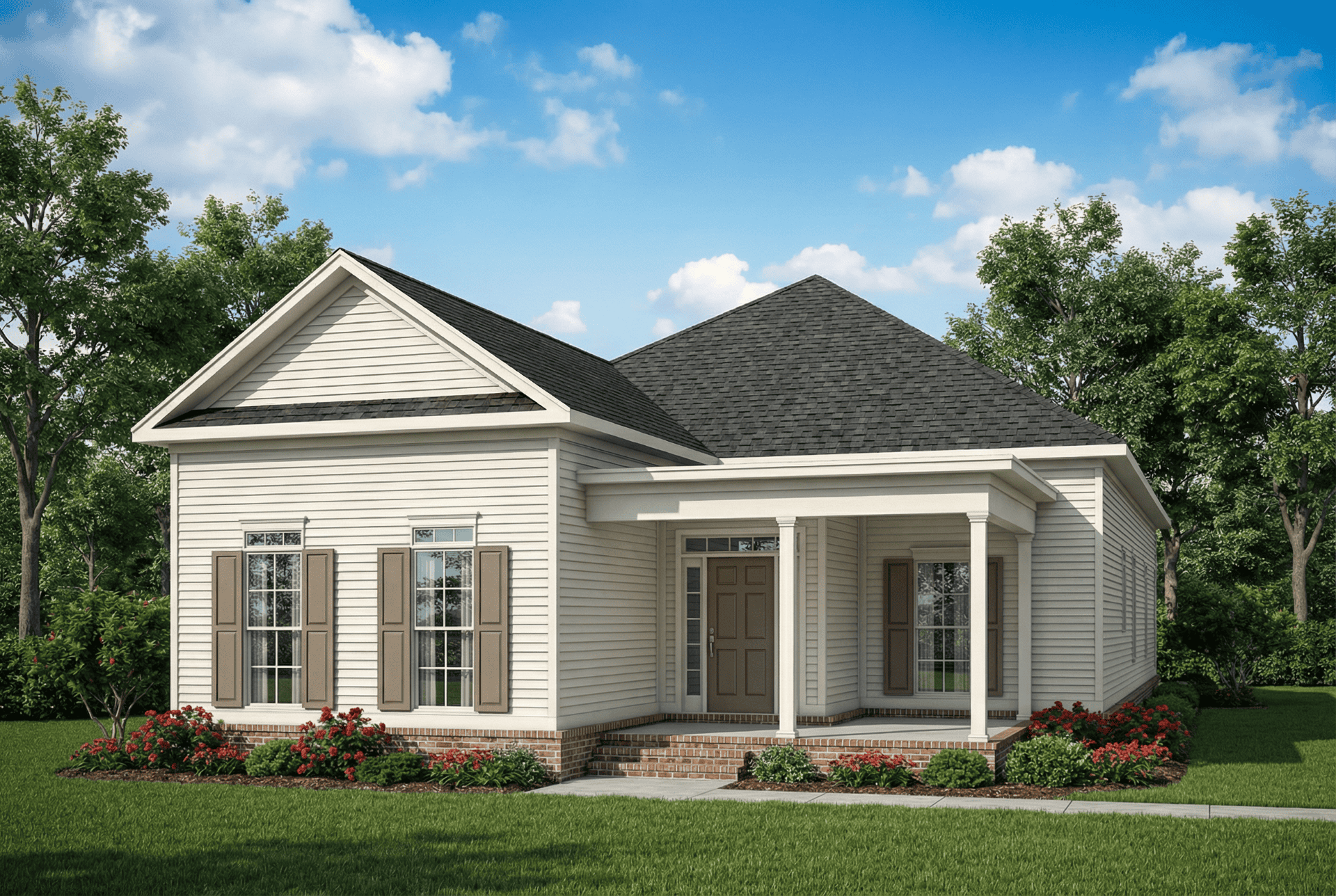 3-Bedroom, 2119 Sq Ft Southern Home Plan - 153-1094 - Main Exterior