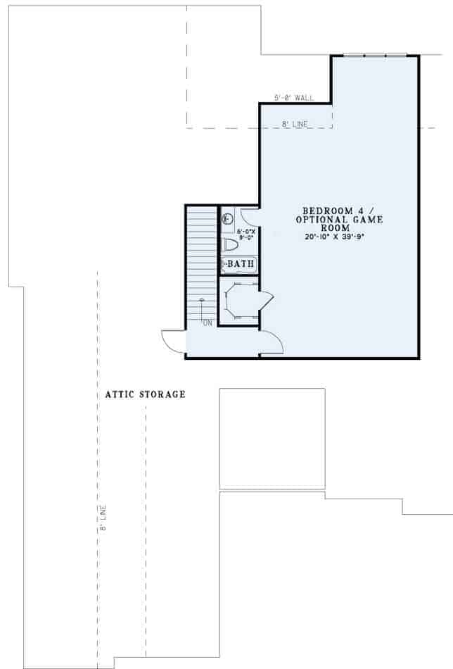 Floor Plan Bonus Room