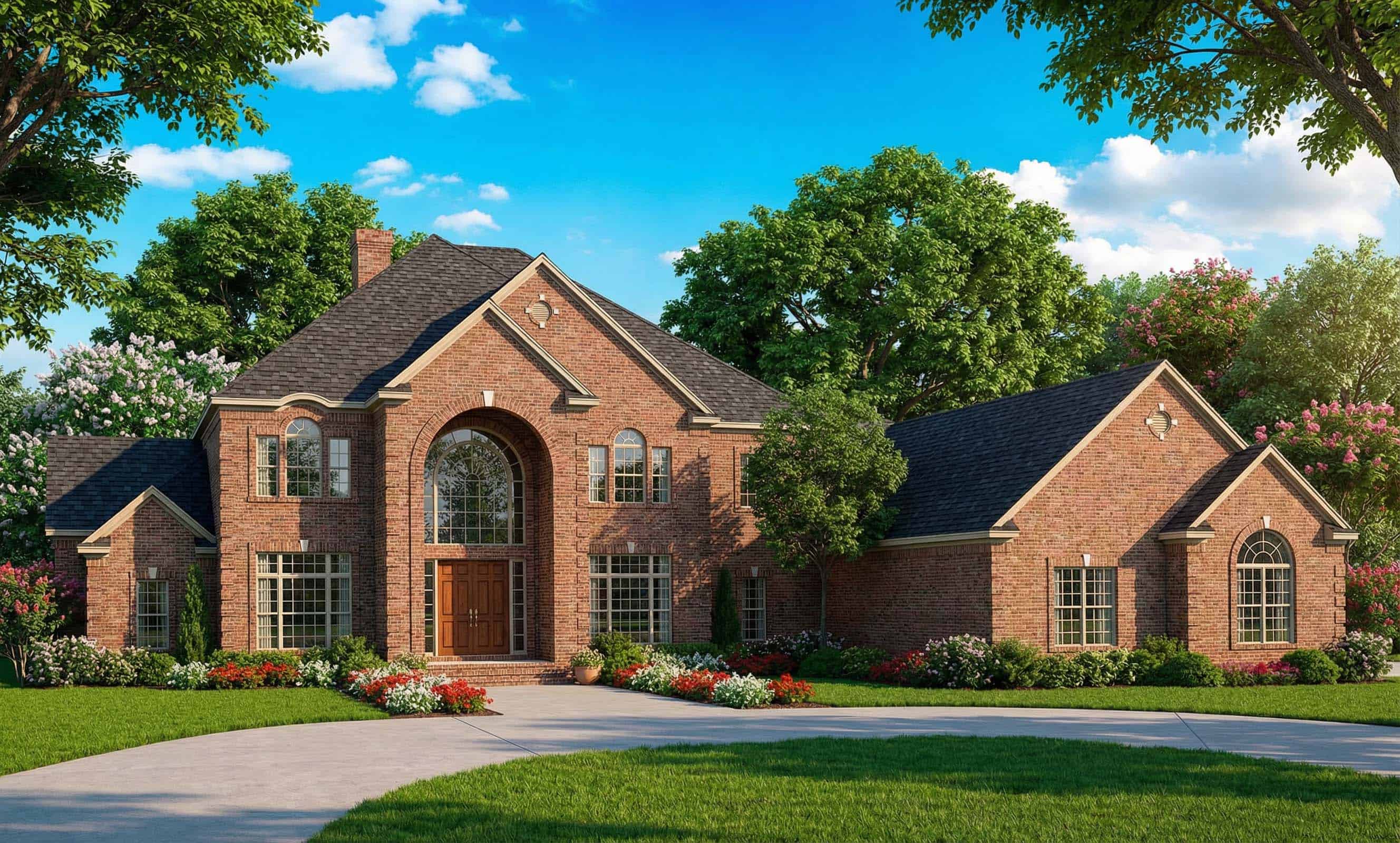 6-Bedroom, 9536 Sq Ft European Home - Plan #153-1096 - Main Exterior
