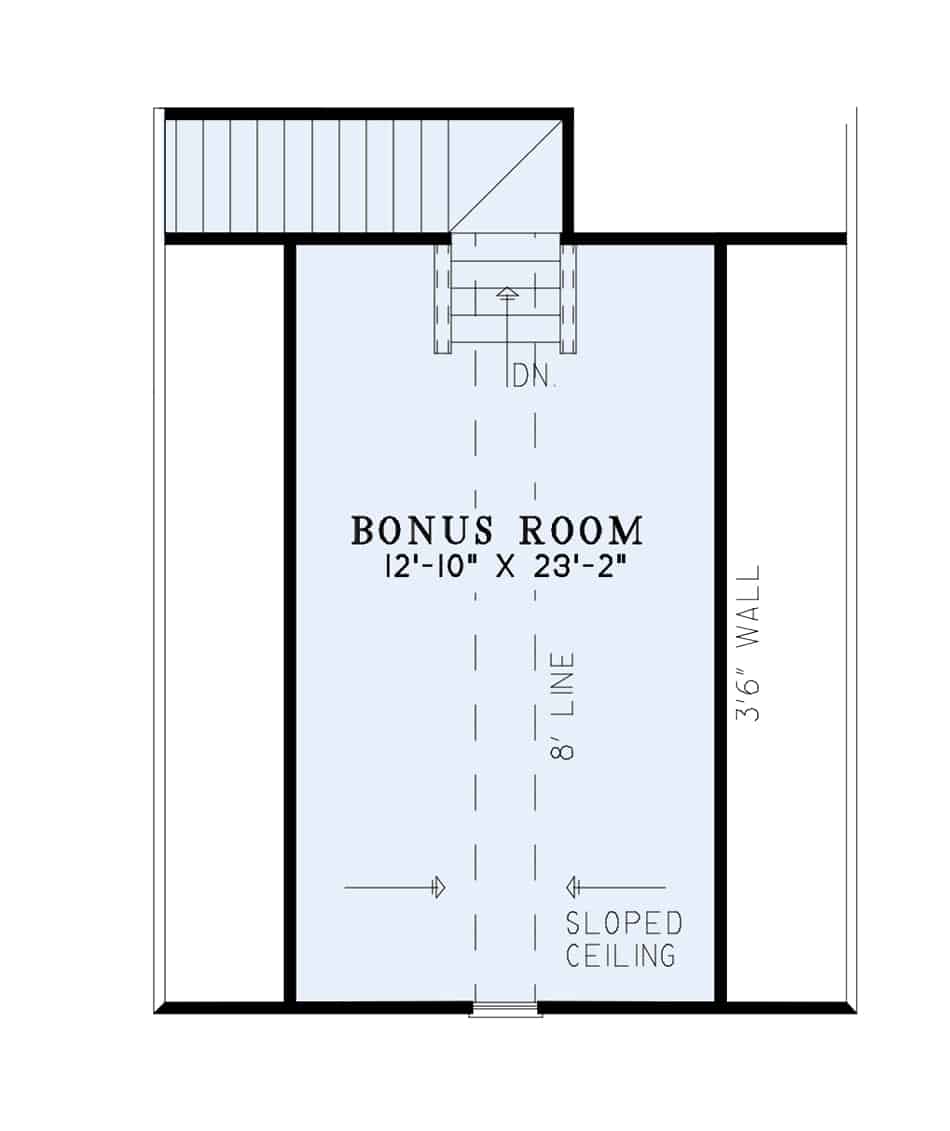 Floor Plan Bonus Room