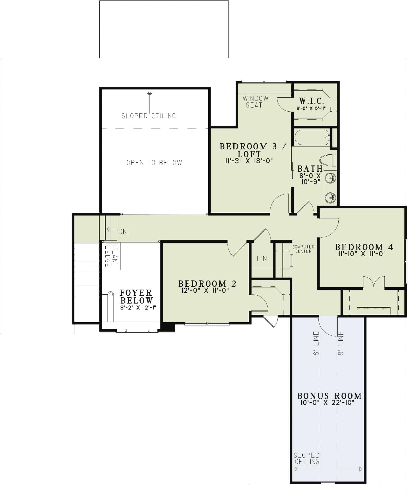 Floor Plan Second Story