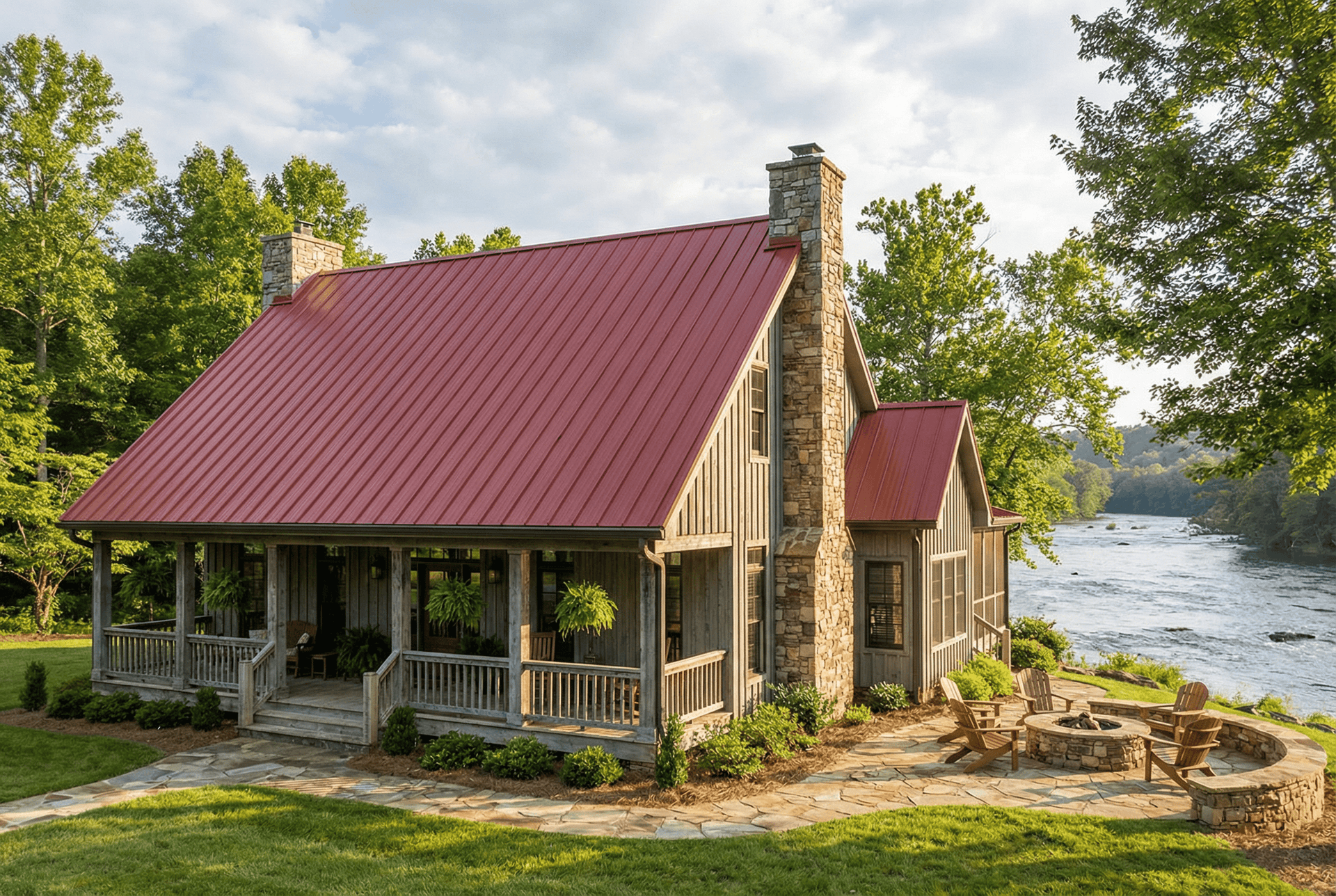 3-Bedroom, 2607 Sq Ft Country Home Plan - 153-1136 - Main Exterior