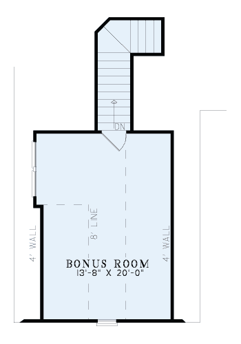 Floor Plan Bonus Room