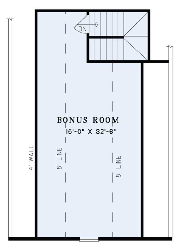 Floor Plan Bonus Room