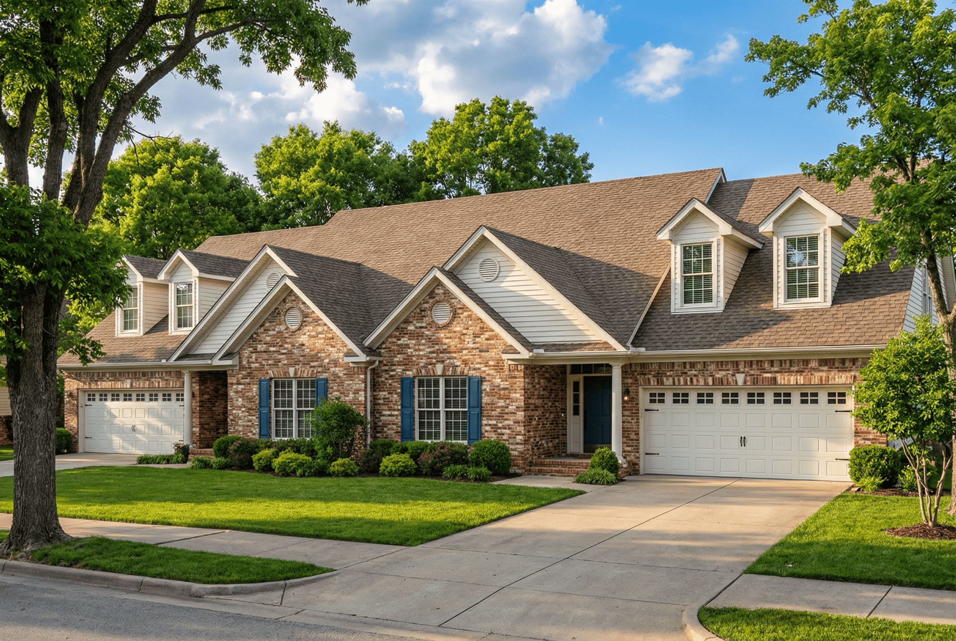 3-Bedroom, 2252 Sq Ft Per Unit Duplex Plan - 153-1182 - Front Exterior