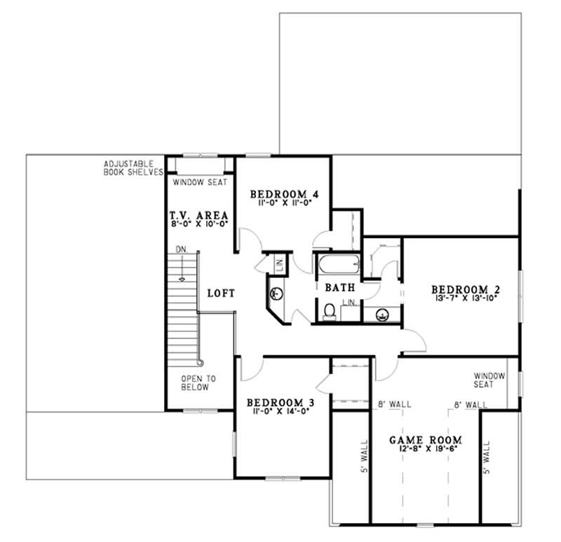 Upper Level Floor Plan