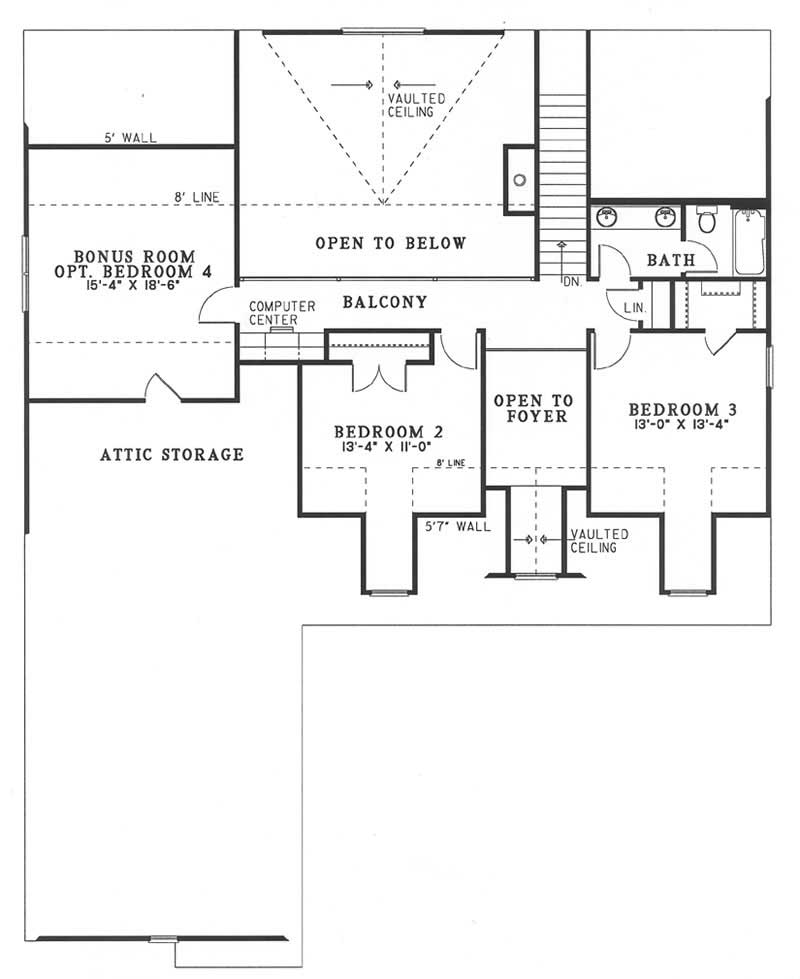 Upper Level Floor Plan