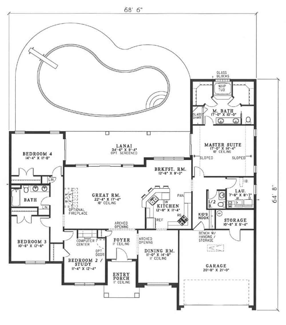 Floor Plan Main Level