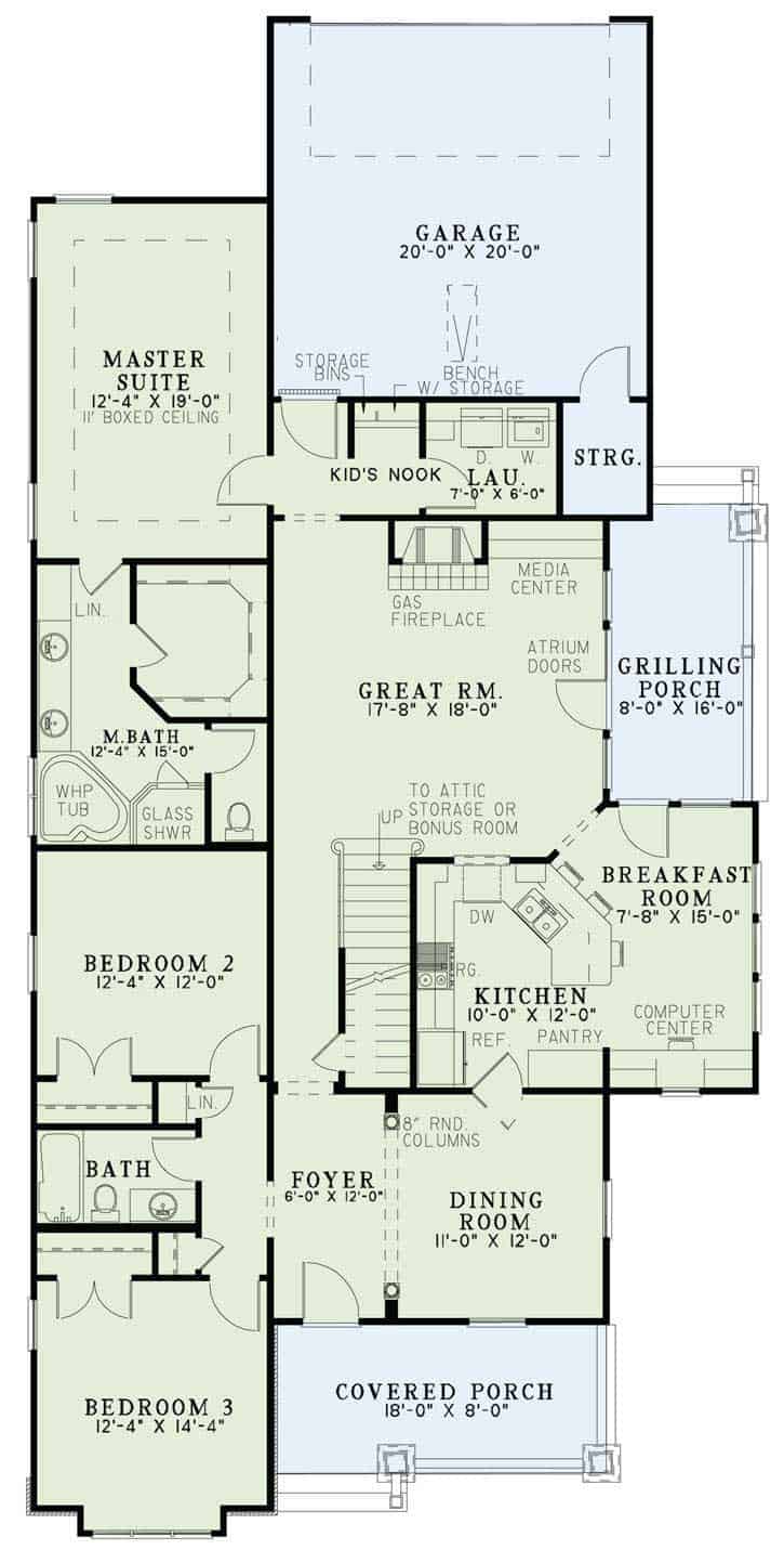 Floor Plan Main Level