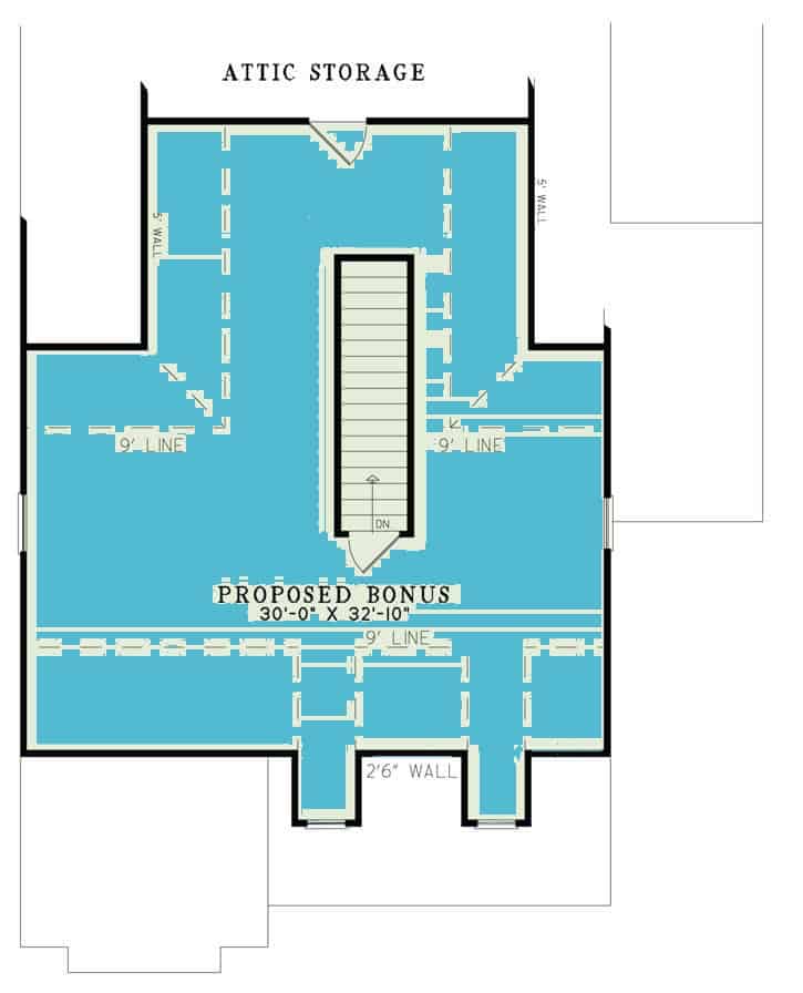 Floor Plan Bonus Room