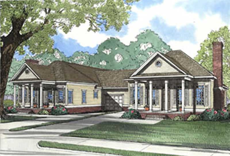 6-Bedroom, 1404 Sq Ft Multi-Unit Home Plan - 153-1223 - Main Exterior