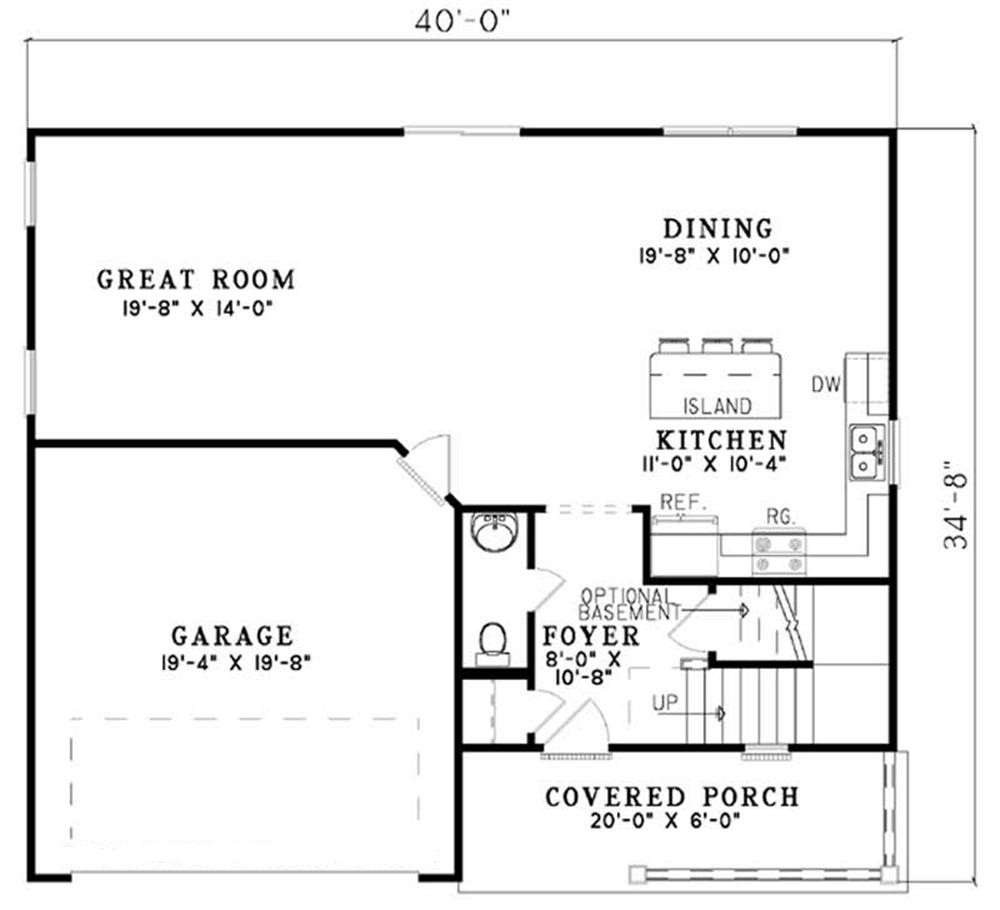 Floor Plan Main Level