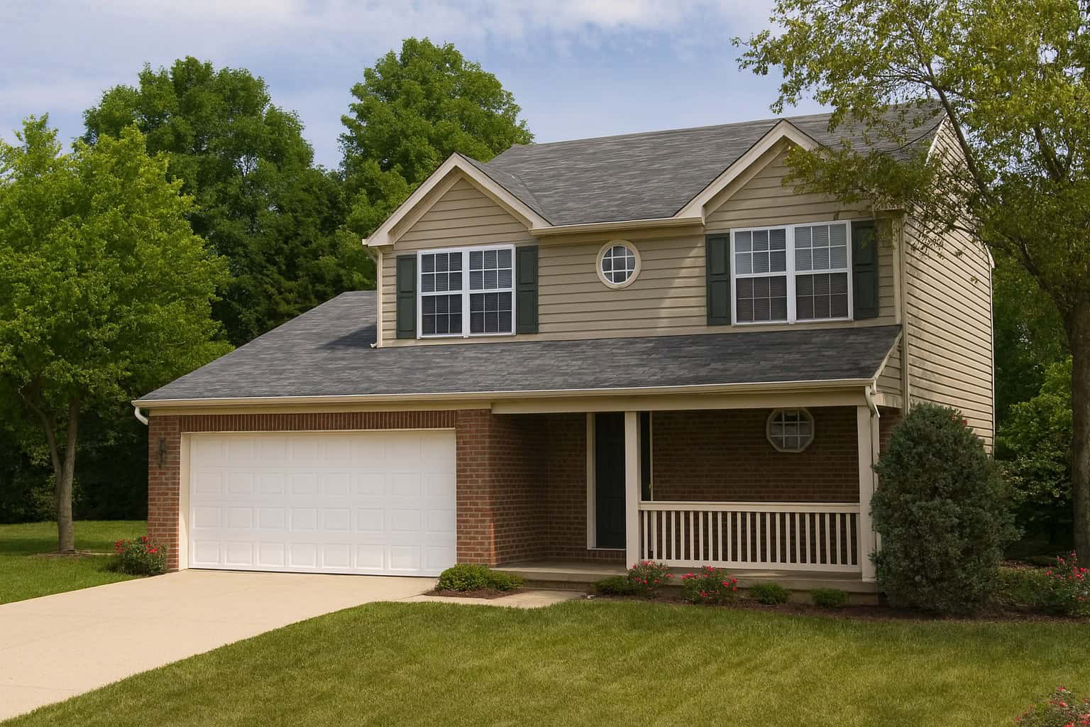 3-Bedroom, 1598 Sq Ft Country House Plan - 153-1260 - Front Exterior