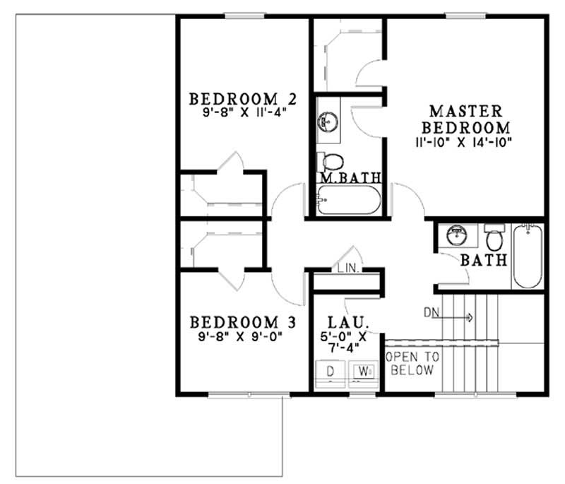 Upper Level Floor Plan