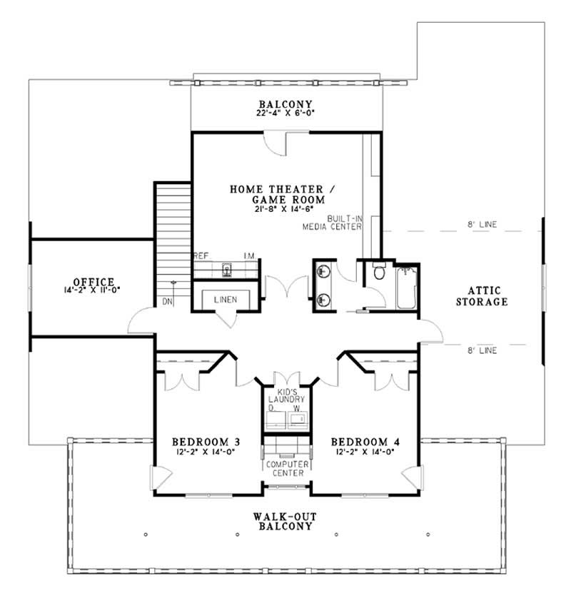 Upper Level Floor Plan