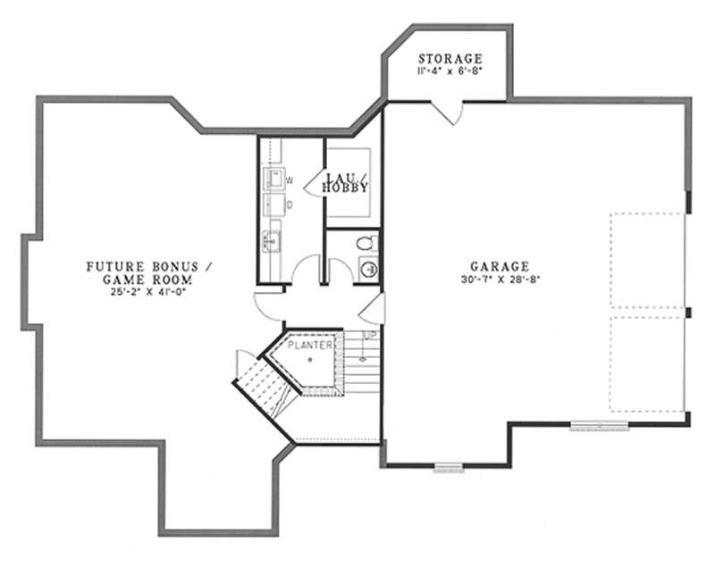 Lower Level Floor Plan