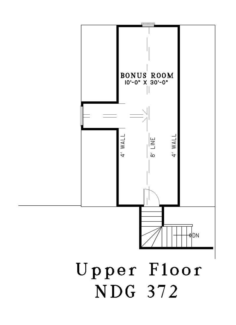 Floor Plan Bonus Room