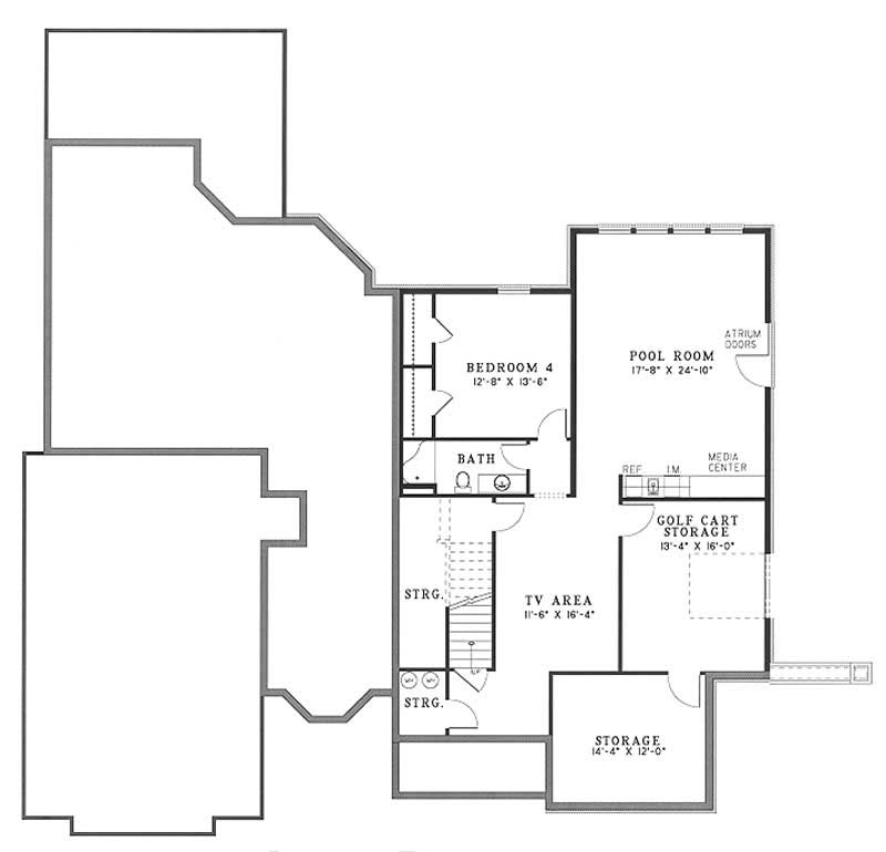 Lower Level Floor Plan