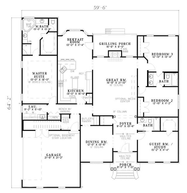 Floor Plan Main Level