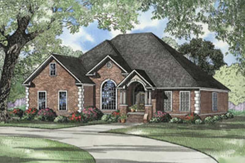 4-Bedroom, 2486 Sq Ft European House Plan - 153-1278 - Front Exterior