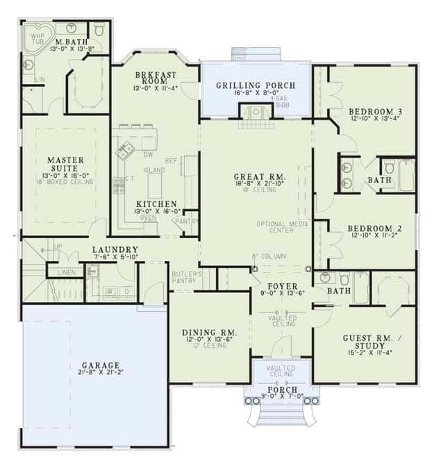 Floor Plan Main Level