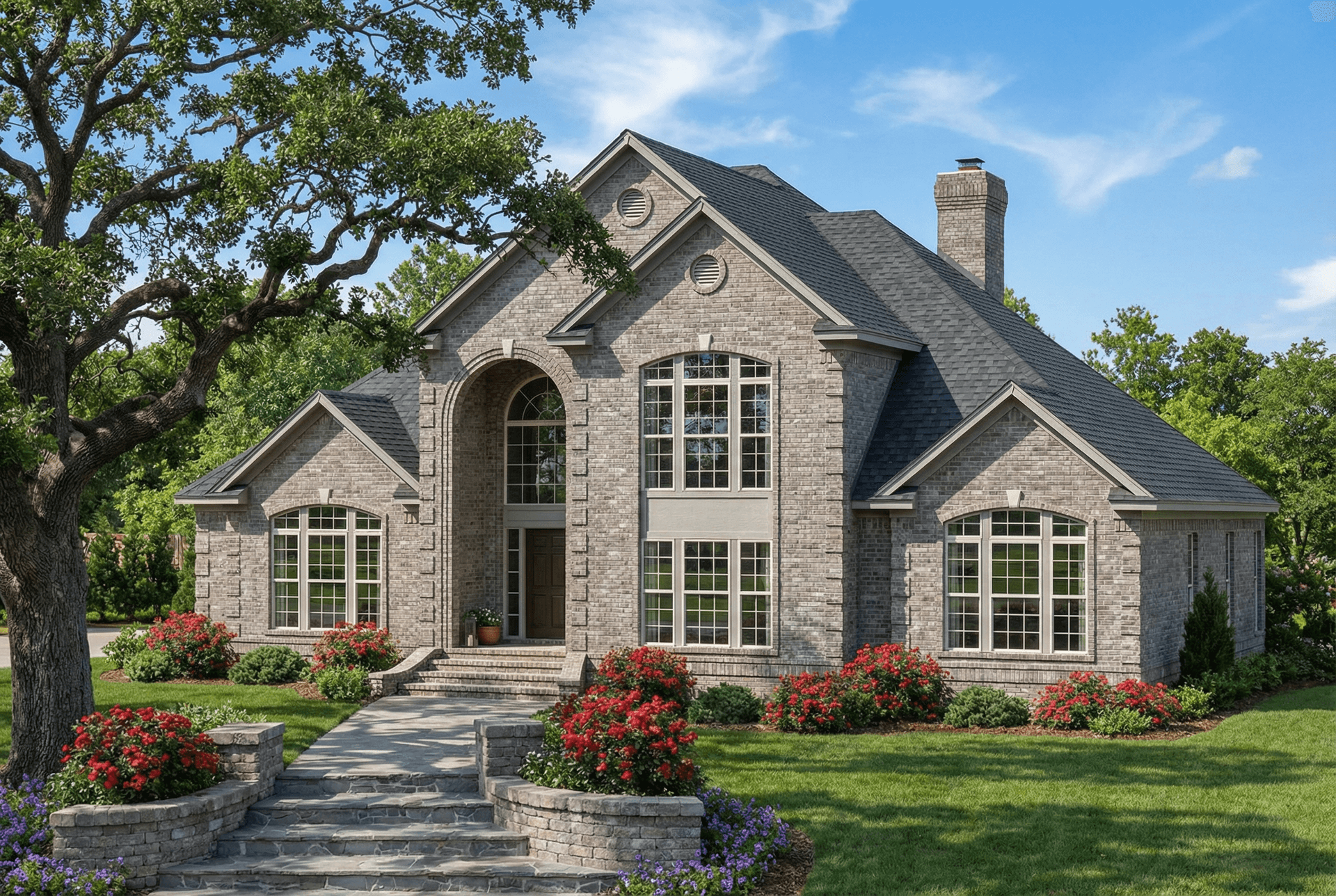 3-Bedroom, 3823 Sq Ft European House Plan - 153-1286 - Front Exterior