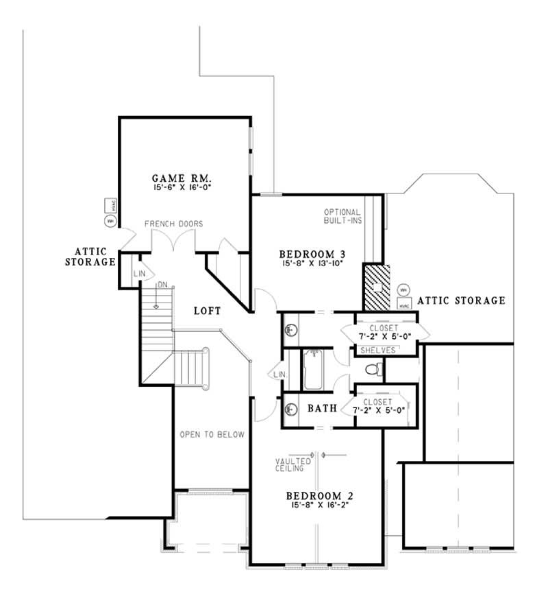 Upper Level Floor Plan
